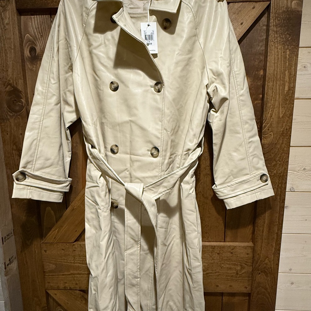 Classic Dex Cream Trench Coat